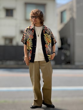 「BEN DAVIS（ベンデイビス）のアイテム」を使った、choromrvibesさん（メンズ・168cm）の夏コーディネート