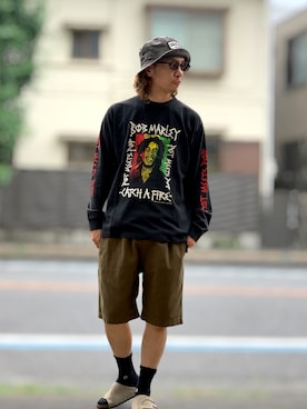 「few.（フュー）のアイテム」を使った、choromrvibesさん（メンズ・168cm）の夏コーディネート
