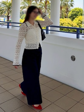「IENA（イエナ）のアイテム（バッグ）」を使った、channa28さん（レディース・158cm）の夏コーディネート