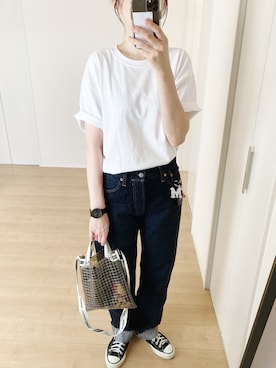 「リーバイス」｜himarisoさん（レディース・164cm）の夏コーディネート