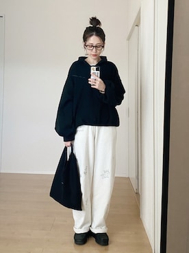 「アイテム（パンツ）」を使った、himarisoさん（レディース・164cm）の冬コーディネート