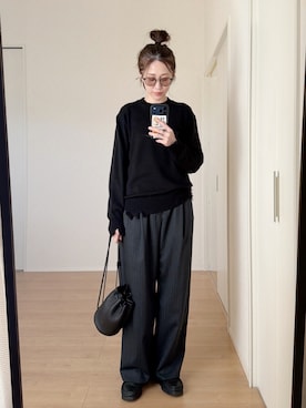 「Aeta（アエタ）のアイテム」を使った、himarisoさん（レディース・164cm）の冬コーディネート