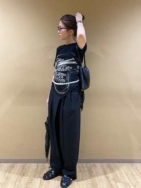 「アイテム（メガネ）」を使った、himarisoさん（レディース・164cm）の夏コーディネート