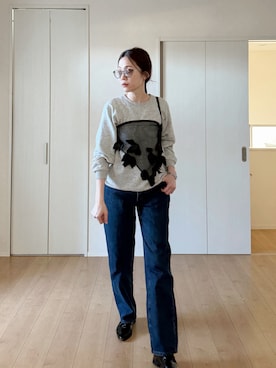 「Aeta（アエタ）のショルダーバッグ（ショルダーバッグ、ブラック系）」を使った、himarisoさん（レディース・164cm）の春コーディネート