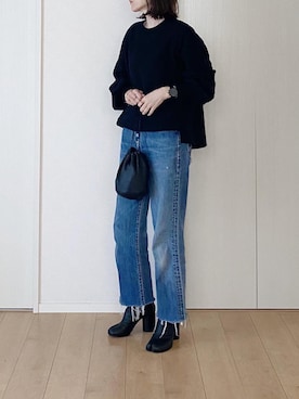 「ALLUMER（アリュメール）のアイテム」を使った、himarisoさん（レディース・164cm）の春コーディネート