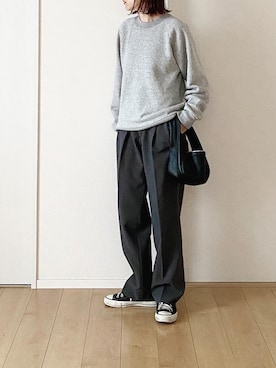 「THE SHINZONE（ザ　シンゾーン）のアイテム（スウェット）」を使った、himarisoさん（レディース・164cm）の冬コーディネート