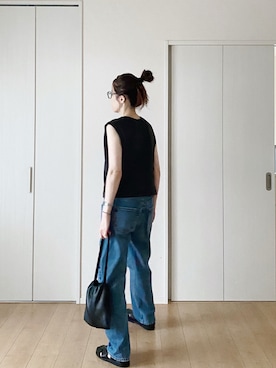 「アイテム（ハンドバッグ）」を使った、himarisoさん（レディース・164cm）の夏コーディネート