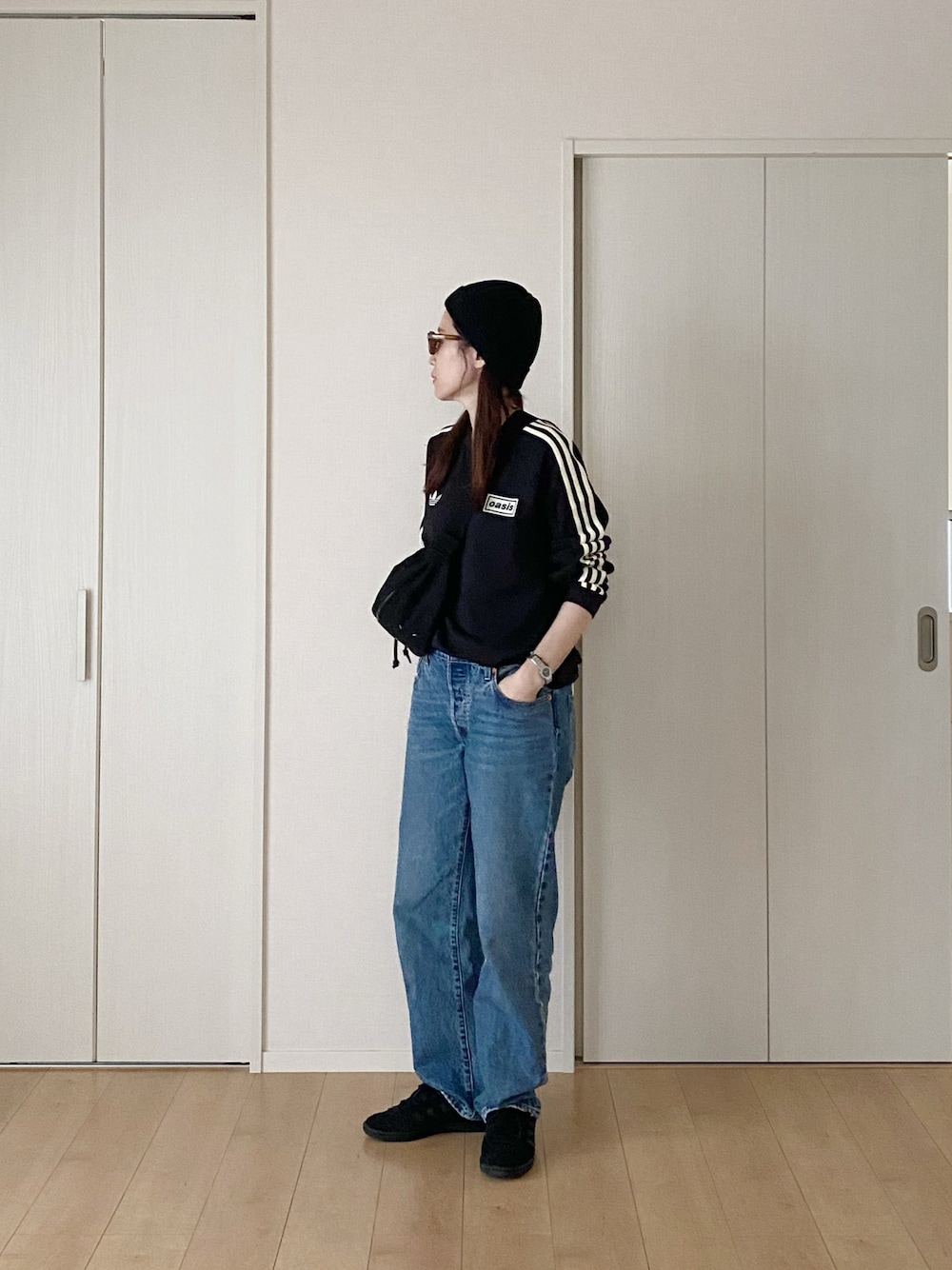 himariso｜adidasのTシャツ/カットソーを使った秋コーディネート - WEAR