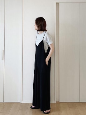 「PETIT BATEAU（プチバトー）のアイテム（トップス）」を使った、himarisoさん（レディース・164cm）の夏コーディネート