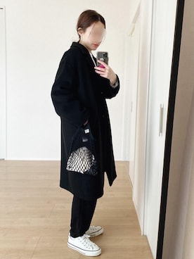 「A part by（アパートバイ）のアイテム（その他アウター）」を使った、himarisoさん（レディース・164cm）の冬コーディネート
