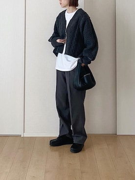 「GAP（ギャップ）のアイテム（ジャケット/アウター）」を使った、himarisoさん（レディース・164cm）の冬コーディネート