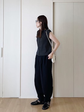 「アイテム（ハンドバッグ）」を使った、himarisoさん（レディース・164cm）の秋コーディネート