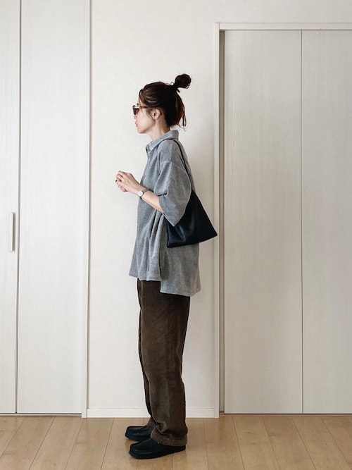 クレドナ　ポロシャツ ポロ COTTON VELOUR OVER POLO COTTON VELOUR OVER POLO/コットンベロアオーバーポロ