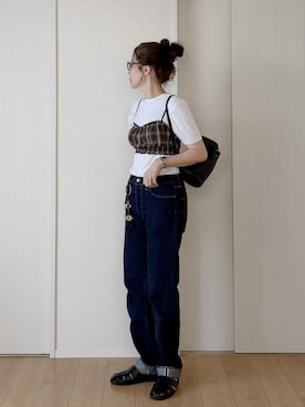 「Aeta（アエタ）のアイテム」を使った、himarisoさん（レディース・164cm）の夏コーディネート