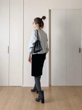 「アイテム（タイツ/ストッキング）」を使った、himarisoさん（レディース・164cm）の秋コーディネート