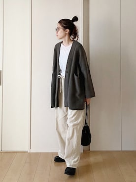 「アイテム（バッグ）」を使った、himarisoさん（レディース・164cm）の冬コーディネート