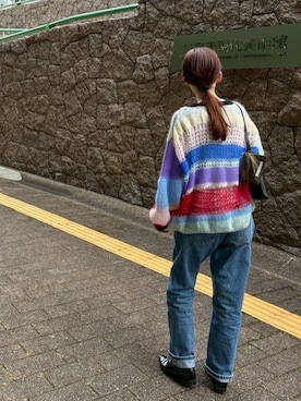 「アイテム（モカシン/デッキシューズ）」を使った、himarisoさん（レディース・164cm）の秋コーディネート