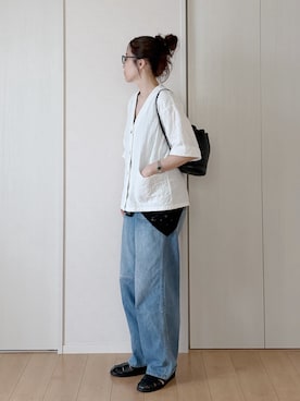 「Paraboot（パラブーツ）のアイテム」を使った、himarisoさん（レディース・164cm）の夏コーディネート