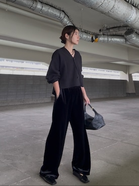 「アイテム（カーディガン/ボレロ）」を使った、てらまゆさん（レディース・160cm）の秋コーディネート