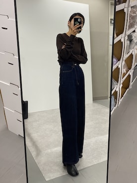 てらまゆさん（レディース・160cm）の秋コーディネート