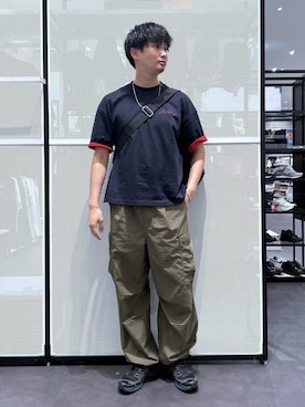 「旅行」｜Takuさん（メンズ・180cm）の春コーディネート