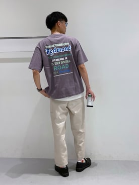 「真夏のアクティブスタイル」｜「アイテム（ローファー）」を使った、Takuさん（メンズ・180cm）の夏コーディネート