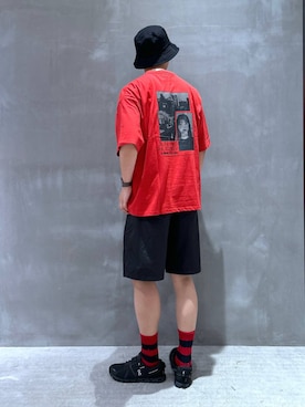 「アイテム（帽子）」を使った、Takuさん（メンズ・180cm・30代）の夏コーディネート