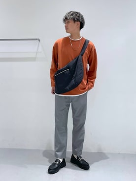 「LAKOLE（ラコレ）のアイテム（ソックス/靴下）」を使った、Takuさん（メンズ・180cm）の夏コーディネート