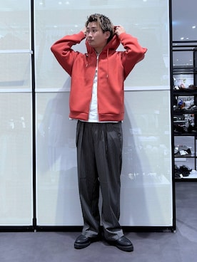 「LAKOLE（ラコレ）のアイテム」を使った、Takuさん（メンズ・180cm）の秋コーディネート