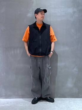 「アイテム（キャップ）」を使った、Takuさん（メンズ・180cm・20代）の春コーディネート