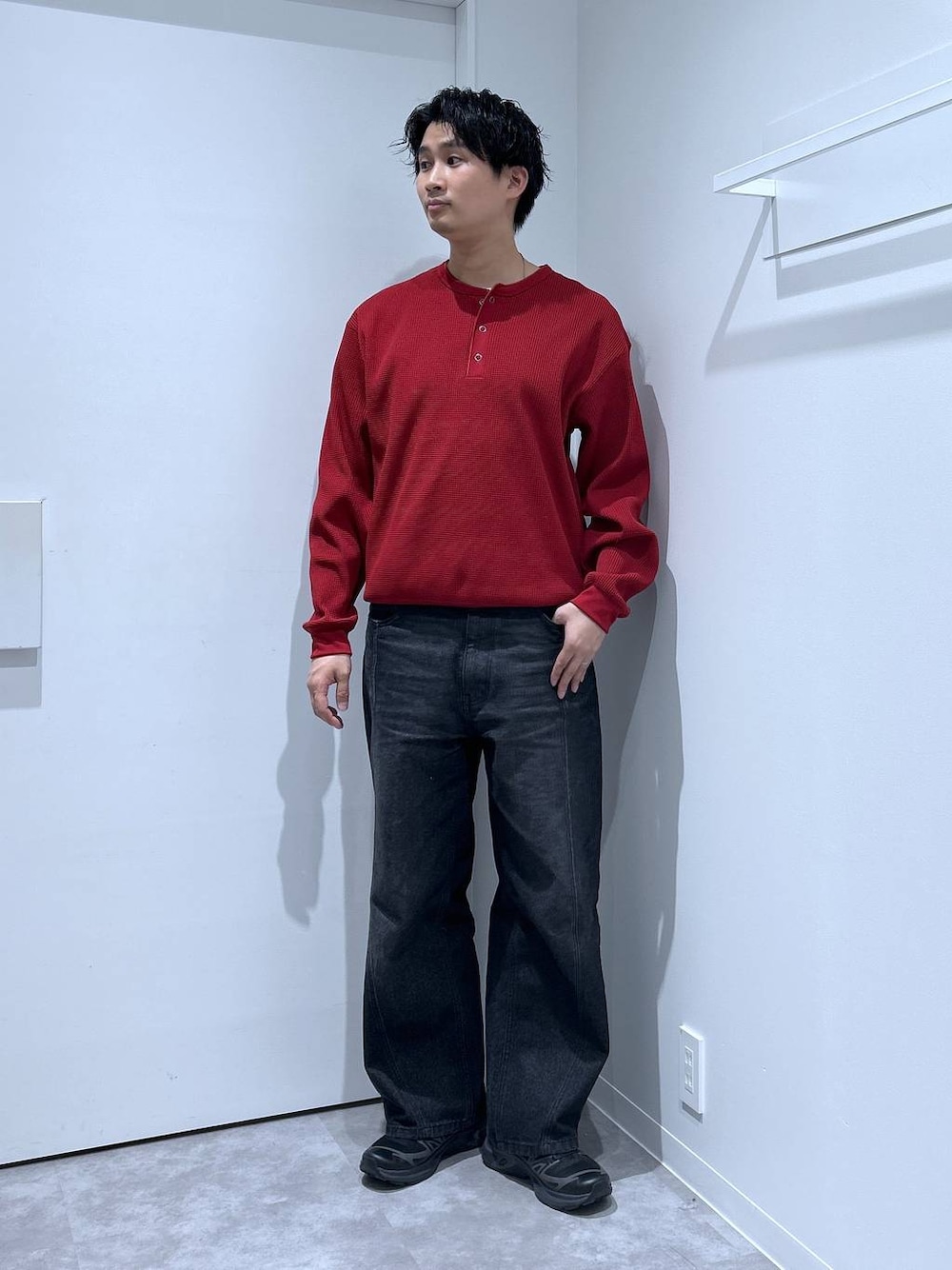 LAKOLE（ラコレ）の「リングドットヘンリー長袖T / 639476（Tシャツ