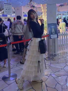 「アイテム（スニーカー）」を使った、ぺいさん（レディース・163cm・30代）の秋コーディネート