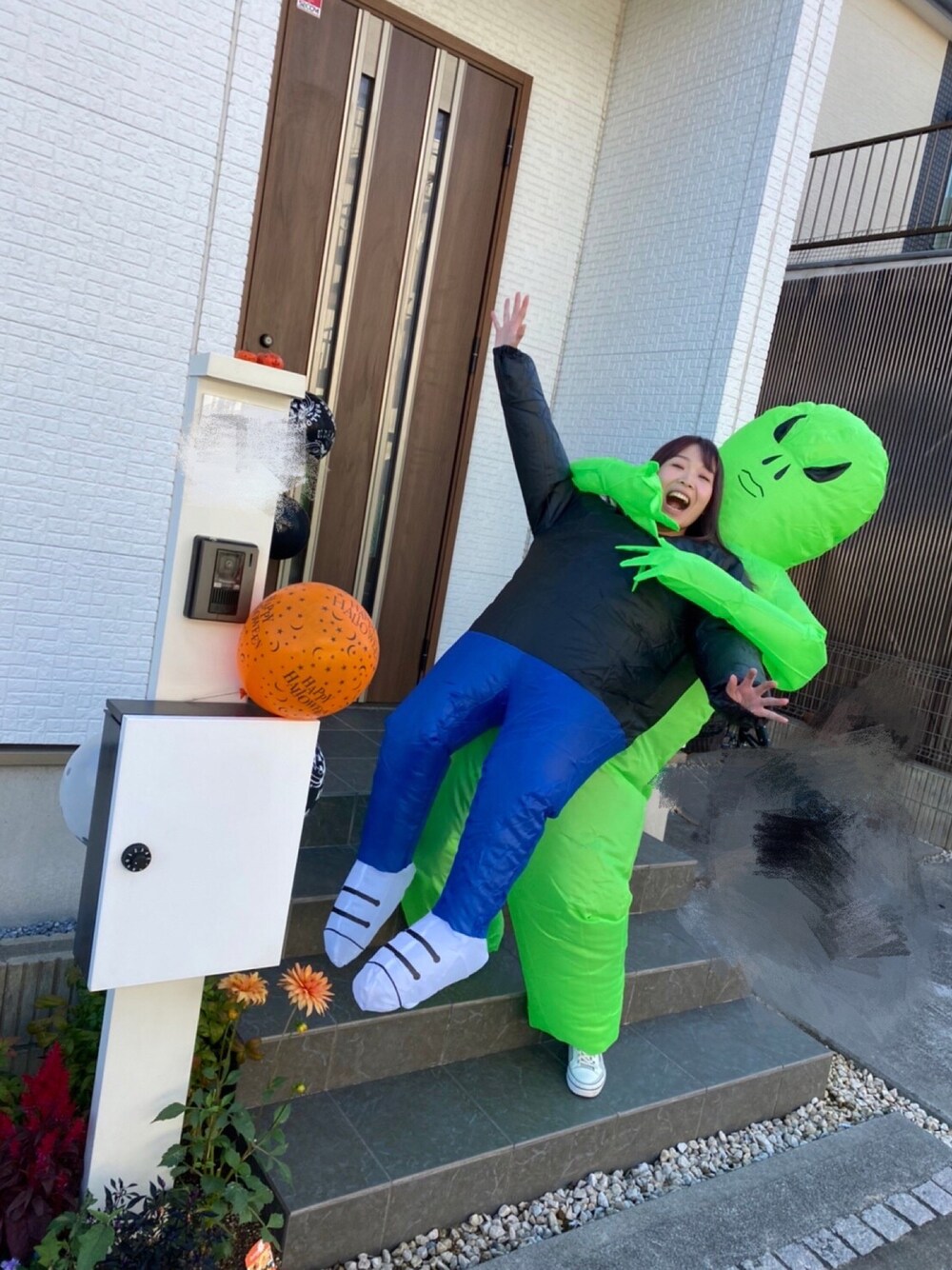 「ハローウィン、ハローウィンパーティー、2021年」｜「taobaoのアイテム（その他、その他）」を使った、ぺいさん（レディース・163cm）の秋コーディネートの1枚目の写真