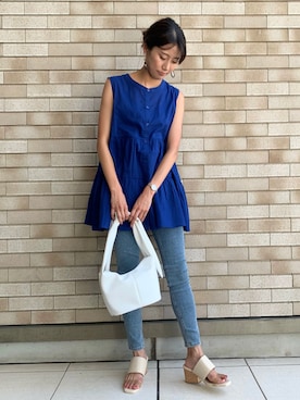 mさん（レディース・158cm）の夏コーディネート