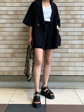 mさん（レディース・158cm）の夏コーディネート