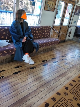 「LAPUIS（ラピュイ）のアイテム」を使った、まーさん（レディース・159cm）の冬コーディネート
