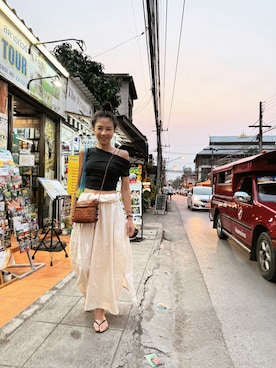 「travel」｜Amanさん（レディース・164cm）の春コーディネート