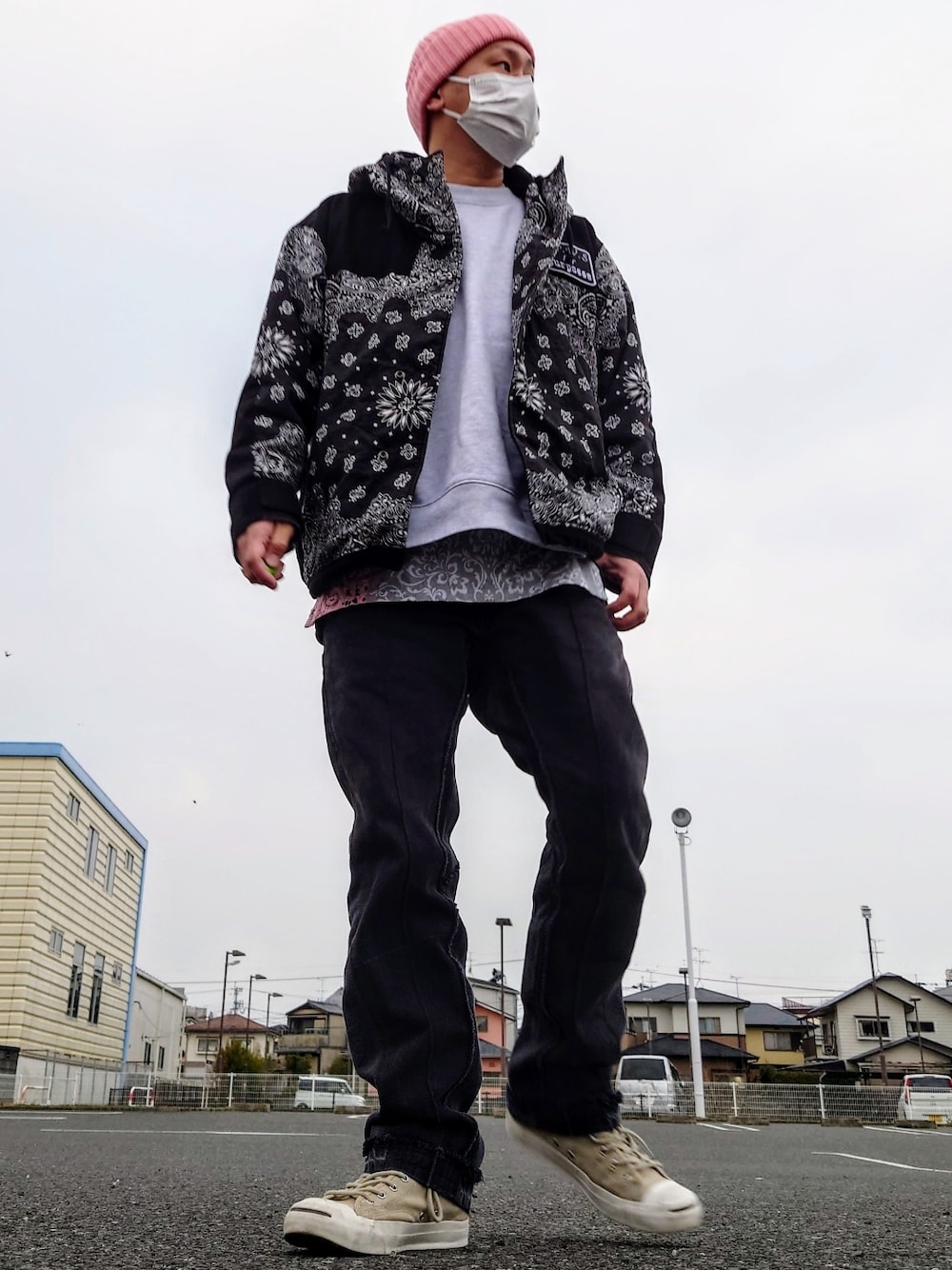 Bristol バンダナ柄 マウンテンパーカー M READYMADE (レディメイド) 21SS ヴィンテージバンダナ マウンテン