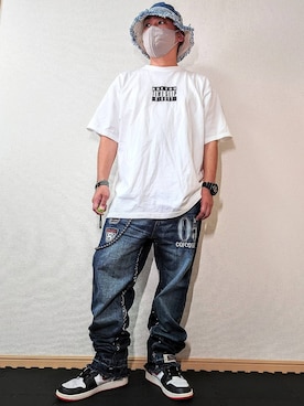 FUBU(フブ)のデニムパンツを使った人気ファッションコーディネート