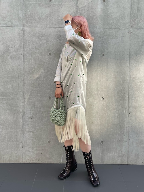 【TOGA】フリンジワンピース STAFF STYLING｜THE SHOP YOHJI YAMAMOTO