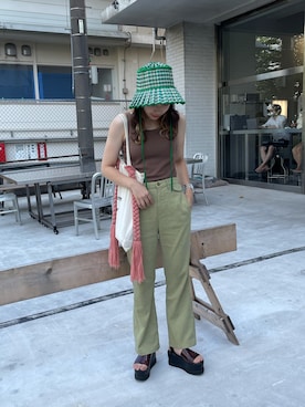 🪡 kana 🦕さん（レディース・161cm）の夏コーディネート