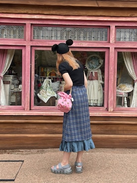「Suryo（スリョ）のアイテム」を使った、🪡 kana 🦕さん（レディース・161cm）の夏コーディネート