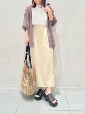 megさん（レディース・153cm）の春コーディネート