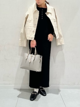 「SENSE OF PLACE by URBAN RESEARCH（センスオブプレイスバイアーバンリサーチ）のアイテム（その他アウター）」を使った、megさん（レディース・153cm）の春コーディネート