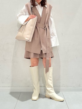 megさん（レディース・153cm）の春コーディネート