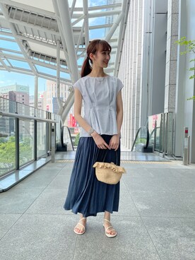 momokaさん（レディース・164cm）の夏コーディネート