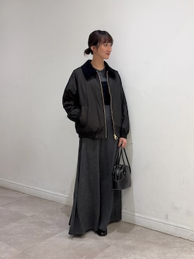 「URBAN RESEARCH（アーバンリサーチ）の『別注』Barbour / URBAN RESEARCH　SHORT JACKET（その他アウター、ブラウン系）」を使った、momokaさん（レディース・164cm）の秋コーディネート