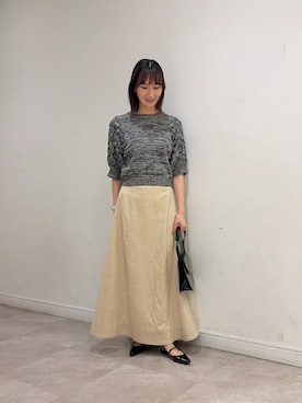 「LAATO（ラート）のアイテム」を使った、momokaさん（レディース・164cm）の春コーディネート
