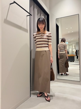 「LAATO（ラート）のアイテム」を使った、momokaさん（レディース・164cm）の夏コーディネート
