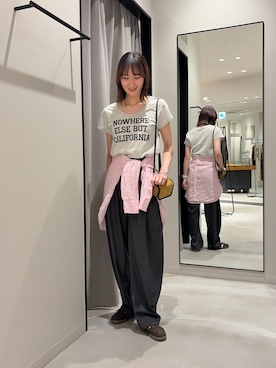「MIXTA（ミクスタ）のアイテム」を使った、momokaさん（レディース・164cm）の春コーディネート